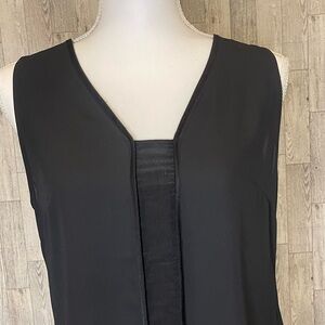 Banana Republic, black slinky tank top